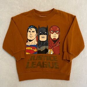 H&M Boys Justice League Sweater 3/4T